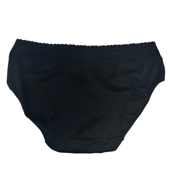 Blissful Benefits By Warner's Women's Size 7 Large Panty Lace Hipster Black New - Picture 2 of 8